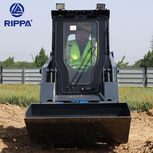 Minicargadora multifunción para uso agrícola, cargadora de ruedas con cabina - Product Image 6