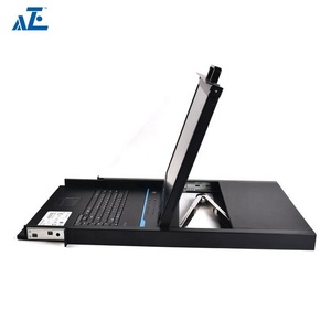 Conmutador KVM de consola VGA 1U de 17,3 pulgadas con 1 puerto para múltiples monitores Producto de montaje en rack 1U en stock - Product Image 4