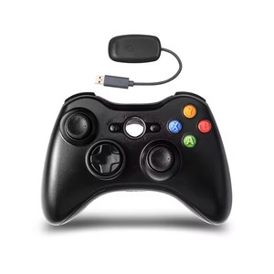 Xboxes用2.4Gワイヤレスゲームパッド360ジョイスティックハンドルコントローラージョイパッドリモートPCレシーバーゲーミングマネット用 - Product Image 1