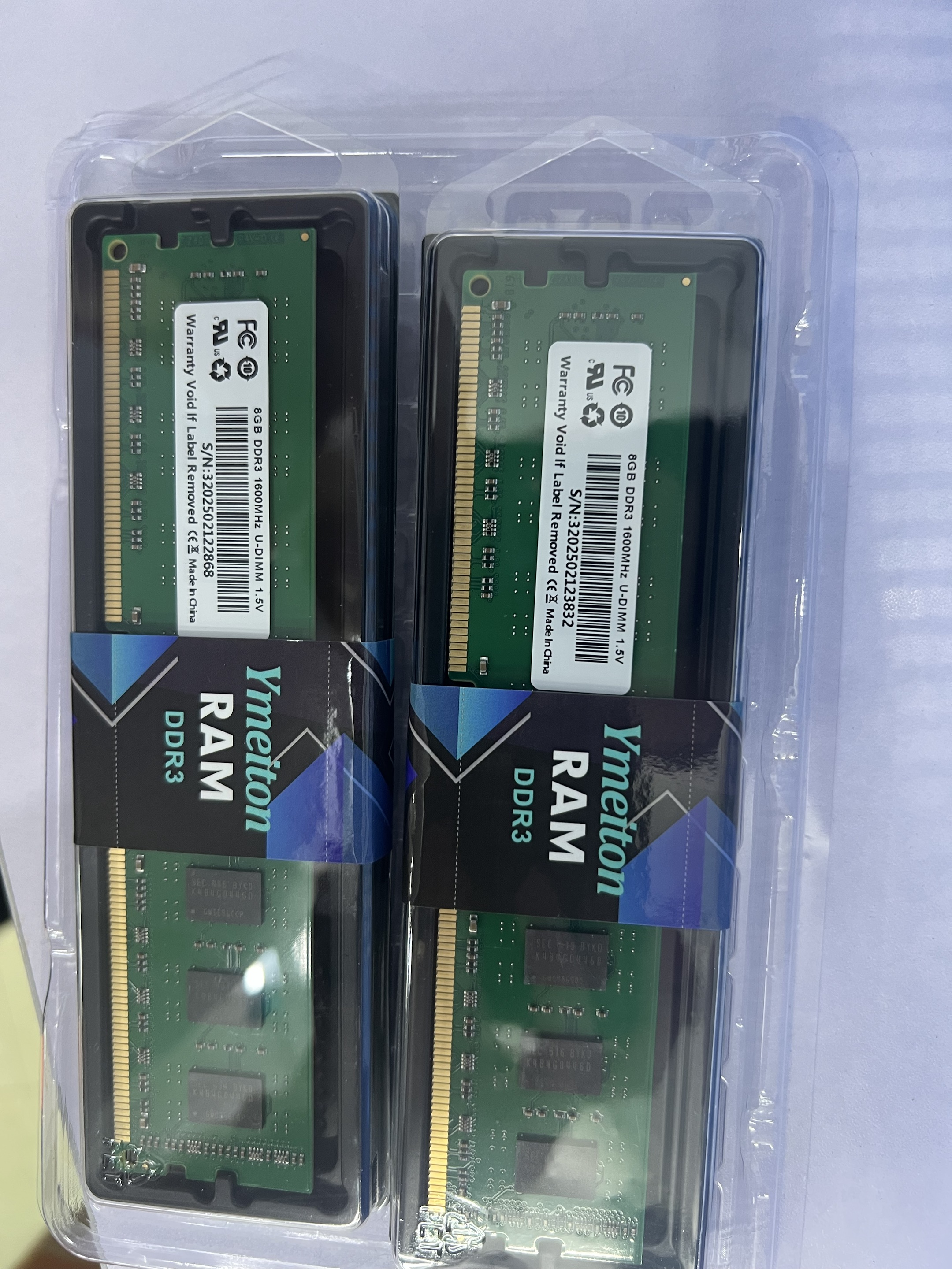 DDR3L 8G 1600 สีดำหรือสีเขียว