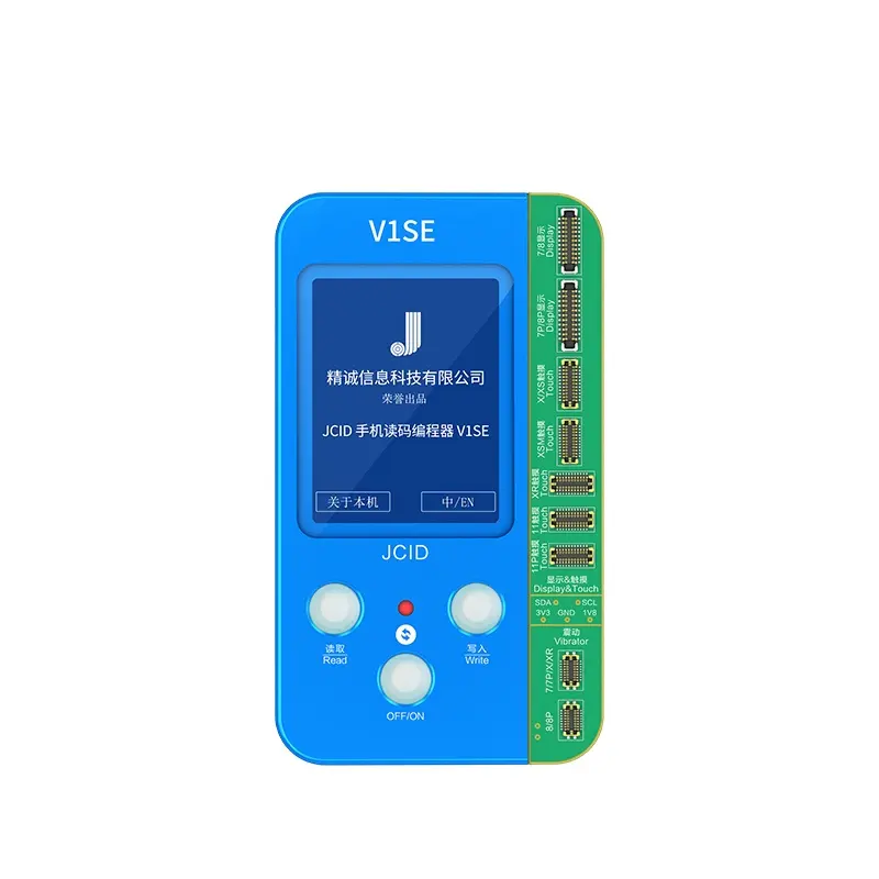 JC-programador V1SE para sensor de luz, herramienta de reparación de escritura de 7 a 13pro Max, brillo verdadero, batería de huella dactilar