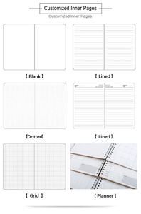 Stock Wholesale Customized A5 Pu Journal <strong>Notebook</strong> Printed Brand Logo Diary <strong>Note</strong> Book PU Leather <strong>Notebook</strong> <strong>with</strong> Elastic Strap - Product Image 5