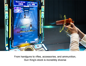 Fabrika toptan sikke işletilen silah kral Arcade oyunları atış makinesi beceri atıcı simülatörü makinesi satılık - Product Image 5