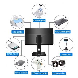 Nueva fábrica de equipos eléctricos de alta tecnología de clase industrial de diseño, computadoras de escritorio todo en uno de 24 "para sistema educativo