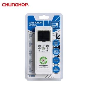 K-1038E CHUNG HOP Schiebe abdeckung versteckte Taste Design OEM ODM Split Klimaanlage Universal Controller AC Fernbedienung - Product Image 5