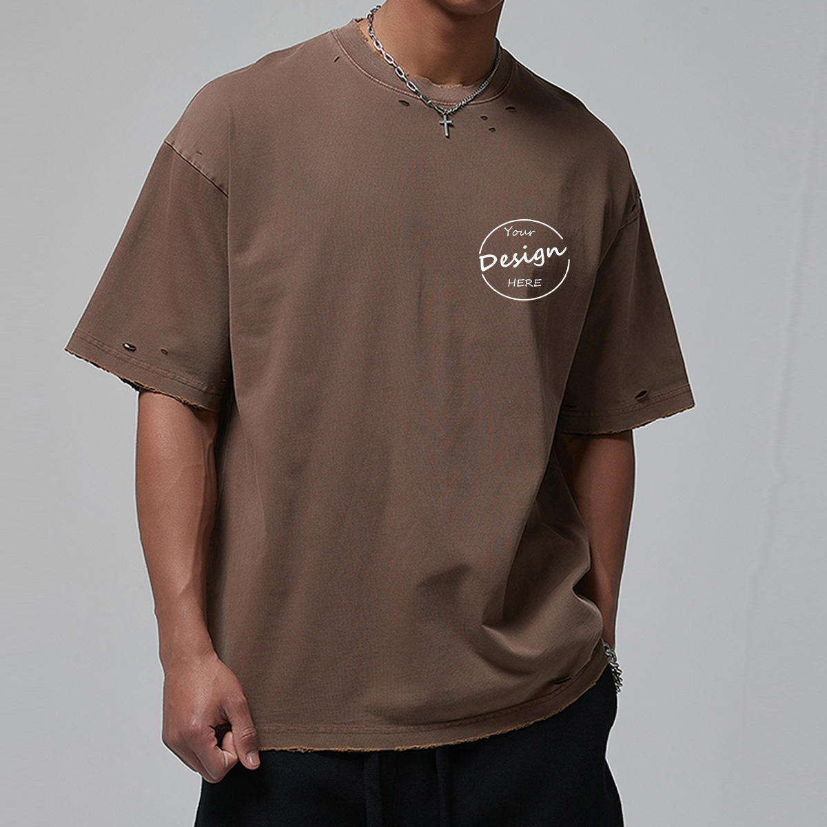 สีน้ำตาล