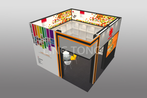 Cabina de aluminio modular de fácil instalación 6*6 con impresión - Product Image 6