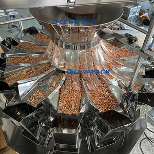Şeker paketleme makinesi fındık dolum paketleme makinesi plastik kavanoz Servo kapatma makinesi