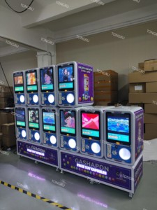 Đồng tiền hoạt động trò chơi máy bán hàng tự động đồ chơi lớn bouncy bóng/gumball/Đồ chơi/viên nang <span class=keywords><strong>gacha</strong></span> <span class=keywords><strong>gacha</strong></span> Máy bán hàng tự động - Product Image 3