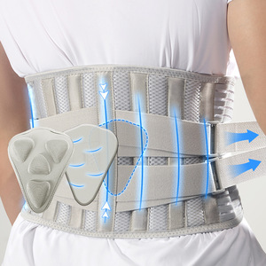 Tutore lombare vita sollievo dolore schiena raddrizzamento cintura di supporto con cuscinetto lombare rimovibile - Product Image 3