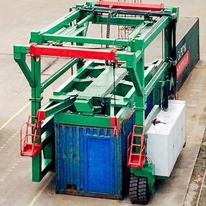 Mobile <strong>Automatic</strong> <strong>Container</strong> Lifting System Moving Equipment Straddle Carrier 35 Tons Crane