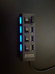 <strong>USB</strong> 2.0 Hub Multi <strong>USB</strong> Splitter Hub Use <strong>Power</strong> <strong>Adapter</strong> 4/7 Port <strong>Multiple</strong> Expander with Switch for PC - Product Image 5