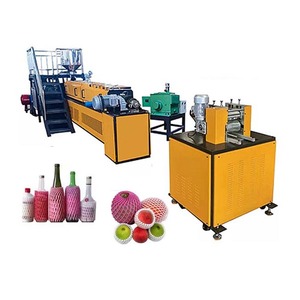 Máquina de línea de extrusión de red de espuma EPE LDPE 75 de un solo tornillo para RED/bandeja de frutas de espuma PE - Product Image 1