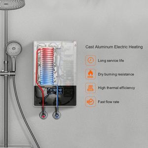 Smart Switch Wifi Fast Water Flow on Demand Hot Water Heater Agua Caliente Para Ducha <strong>8000</strong> Watts Water Heater - Product Image 6