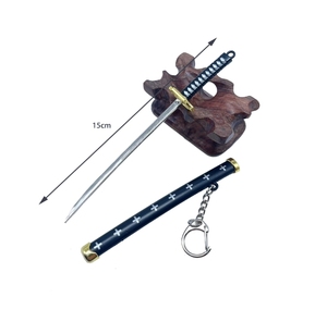 经典动漫3D仿真剑模型金属钥匙扣合金钥匙扣戒指创意吊坠装饰 - Product Image 4
