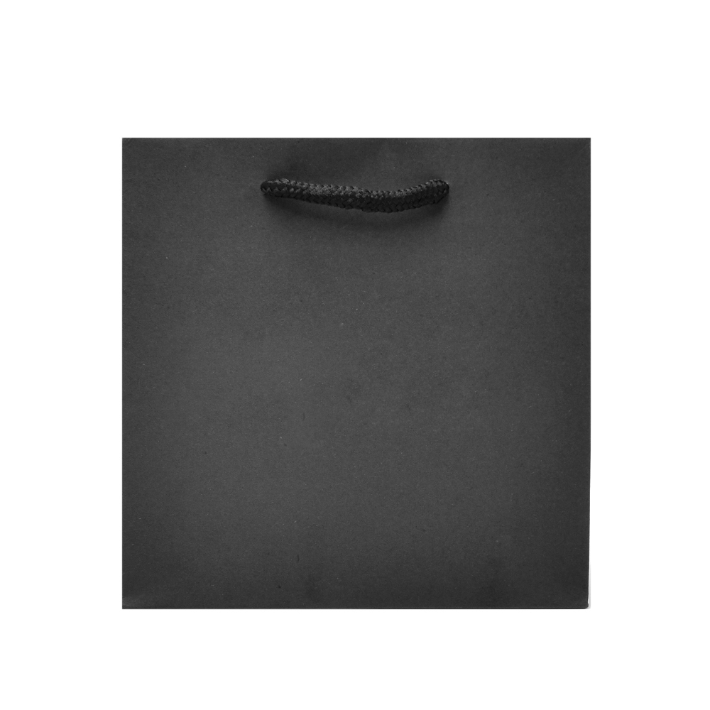 Black paper bag