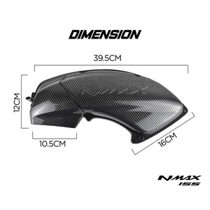 NMAX155 motosiklet hava filtresi elemanı kapak kabuk kap dekoratif Guard için Yamaha Nmax 155 N Max 150 125 MAX155 2016 - 2019 - Product Image 6
