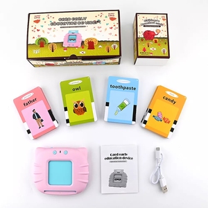 <strong>Learning</strong> Arabic English French Spanish <strong>Language</strong> Educational Toys <strong>Learning</strong> Machine Talking Flash Card - Product Image 1
