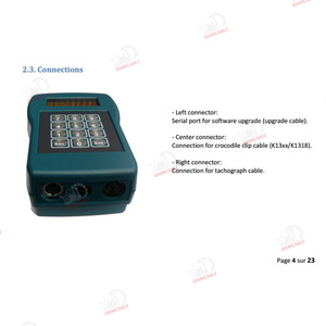 Für CD400 TRUCK Geschwindigkeit simulation anpassen Kalibrierung programmierer CD400 Kalibrierungen und Programme Fahrten schreiber - Product Image 5