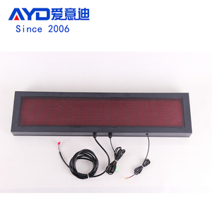 Señales de texto en movimiento LED para estacionamiento, opción de comunicación TCP IP RS485 RS232 P7.62 16x96, Color rojo, venta al por mayor - Product Image 5