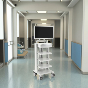 Có thể điều chỉnh độ nét cao nội soi bệnh viện Xe đẩy 4 im lặng bánh xe nhôm xây dựng bền thiết kế nhẹ cho - Product Image 5