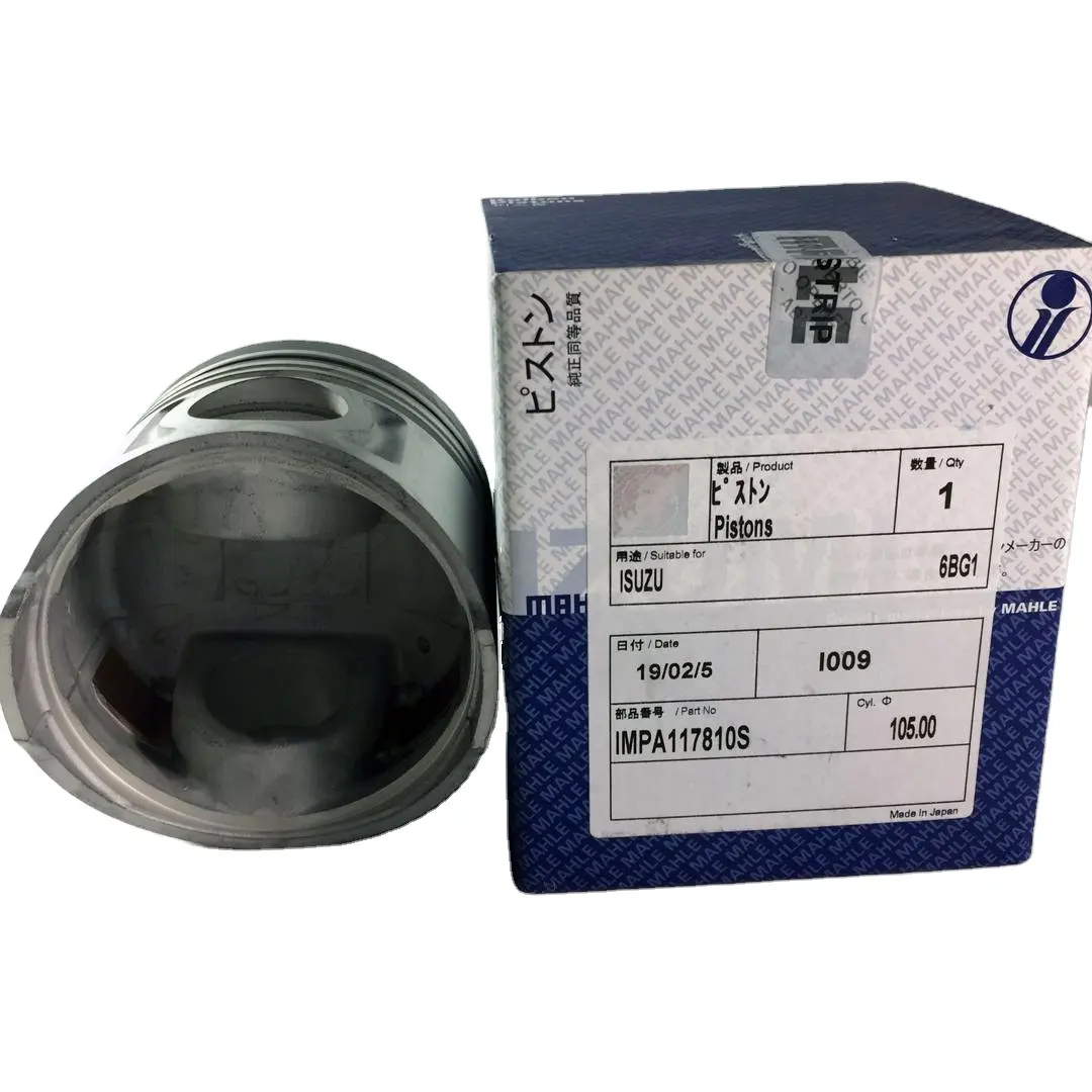 Excavator Engine IZUMI Pistons for 4BD1/4BG1/6BD1/6BG1/4HK1/6HK1/6SD1/6WG1/6UZ1 IMPA829011 IMPA119642IMPA120090