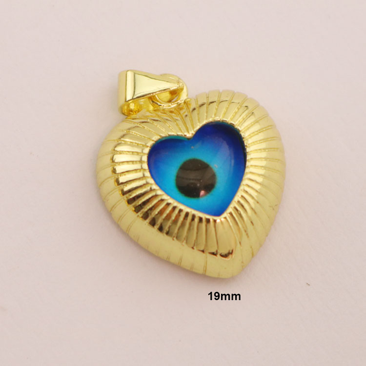 coeur bleu/ # 10 19mm