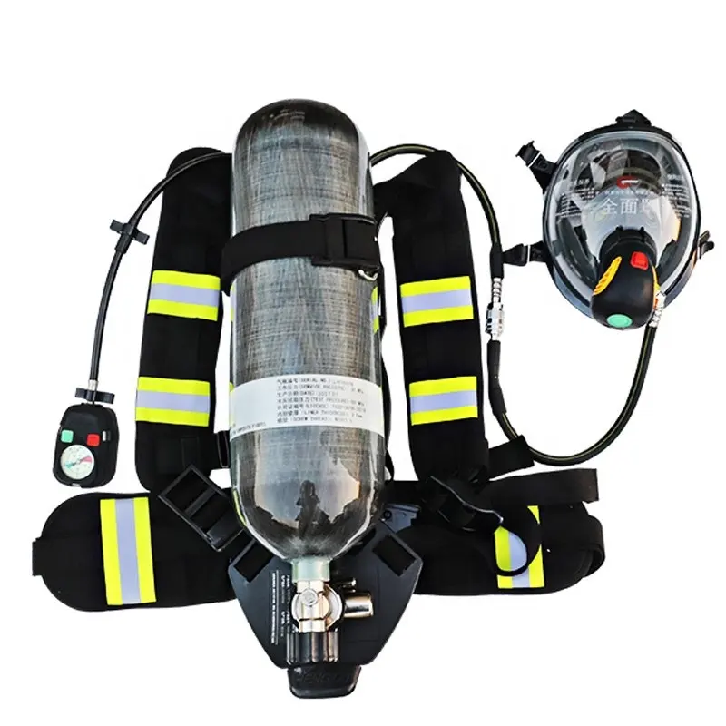 SCBA de respiración para bomberos, 6,8 L, precio más barato