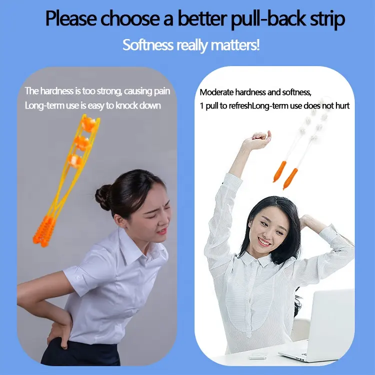 Custom Private Label Full Body Pain Release Trigger Point Massage Portable Handheld Roller Back Massager