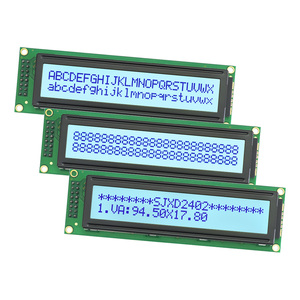JXD2402A-IIC COB STN Grau Positive LCD Modul 24x2 Zeichen Display mit Easy IIC/I2C Schnitts telle Integration