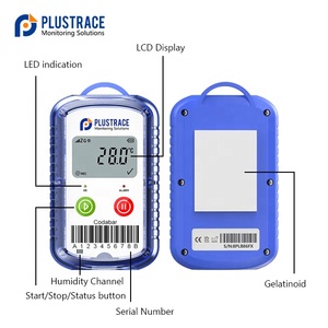 PLUSTRACE G6B 2G-120 Wireless Real <strong>Time</strong> <strong>Temperature</strong> and Humidity Data Logger Single Use Location Trackers for Cold Chain - Product Image 3
