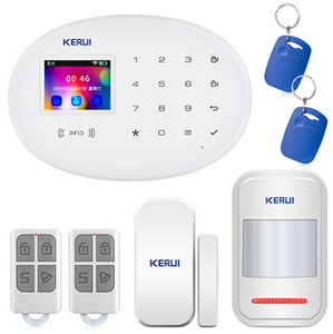 KERUI WIFI GSM Home <strong>Security</strong> <strong>Alarm</strong> System With 2.4 Inch TFT Touch Panel APP <strong>Control</strong> Wireless Smart Home Burglar <strong>Alarm</strong> IP Camera - Product Image 1