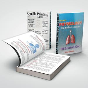 中国工厂印刷健康和疾病医学教科书生理学Magdy Sabry呼吸胶印软皮书 - Product Image 2