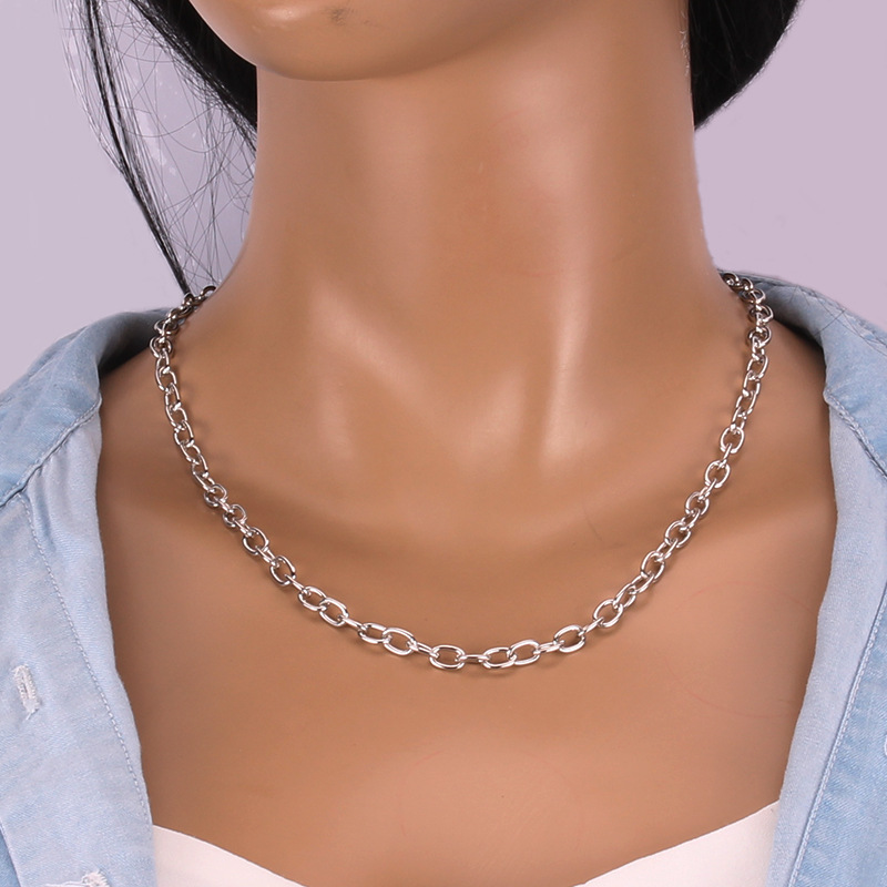 Collier monocouche en argent