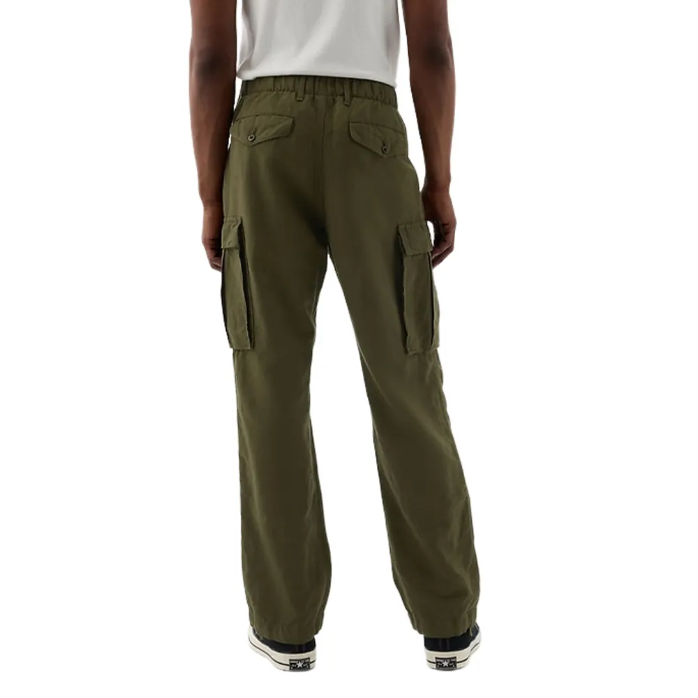 Custom Wholesale Breathable High Street Fashion Linen Cotton Pants