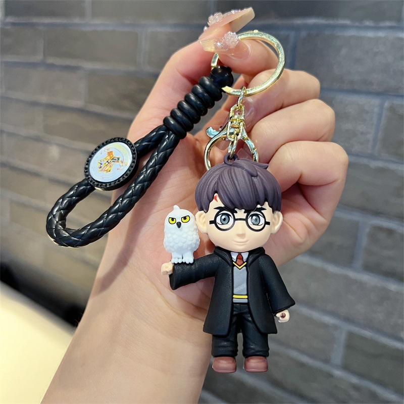 Karikatür Anime Harry anahtarlık sihirli akademi Hermione Gollum Gandalf anahtarlık toptan küçük hediyeler - Product Image 5