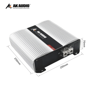 Amplificador de alta potencia de estilo brasileño de 500W y canales, manejo RMS para sistemas de audio y subwoofer para automóviles - Product Image 6