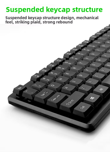 Bán Buôn W200 Bàn Phím Không Dây Và Chuột Thiết Lập Hệ Thống Treo Bàn Phím Cảm Thấy USB Receiver Văn Phòng Kinh Doanh Chìa Khóa Và Chuột - Product Image 3