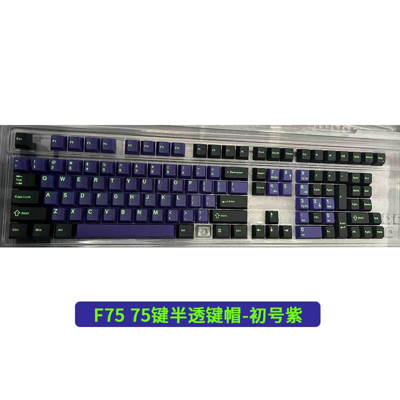 123 Key/Initial Purple/PBT Original Height/Closed Character