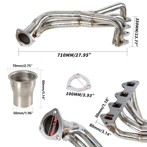 <strong>Header</strong> for Suzuki Samurai &amp; Geo Tracker <strong>1</strong>.3L <strong>1</strong>.6L <strong>8</strong> Valve - Product Image 2