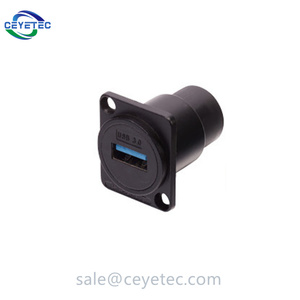 หลายรูปแบบผ่าน Micro USB 2.0ติดผนัง USB 180ตรง D ประเภทข้อมูลซ็อกเก็ต - Product Image 4