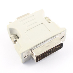 <strong>DVI</strong>-I 24+5 <strong>DVI</strong> to 15 Pin <strong>VGA</strong> Male to Female Video Converter Adapter for PC laptop for Graphics Cards Computer HDTV Monitor - Product Image 1