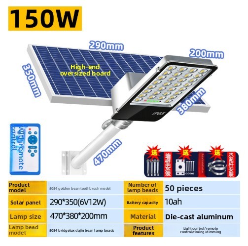 Telecomando a induzione con pannello faro con perline per lampada da 150 W