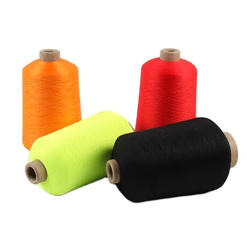 Proveedor chino 100% nylon elástico 6 hilos tejer hilo texturizado teñido torcido adecuado para ropa interior de baño nylon DTY