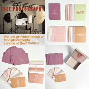 Tùy chỉnh in hàng ngày đầy cảm hứng tích cực tự khẳng định thẻ chơi Hộp gói vui vẻ Trò chơi thẻ nhà sản xuất - Product Image 2