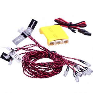 ไฟ RC 8ชุดระบบไฟ LED ไฟกระพริบจำลองพร้อมกล่องควบคุมอุปกรณ์เสริมสำหรับเฮลิคอปเตอร์เครื่องบิน RC - Product Image 2