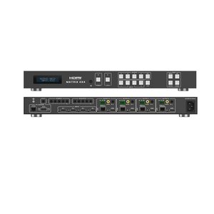 HDBaset-matriz de entrada 4x4, 70m, compatible con formatos de audio digital de alta resolución, como LPCM, 7,1 canales
