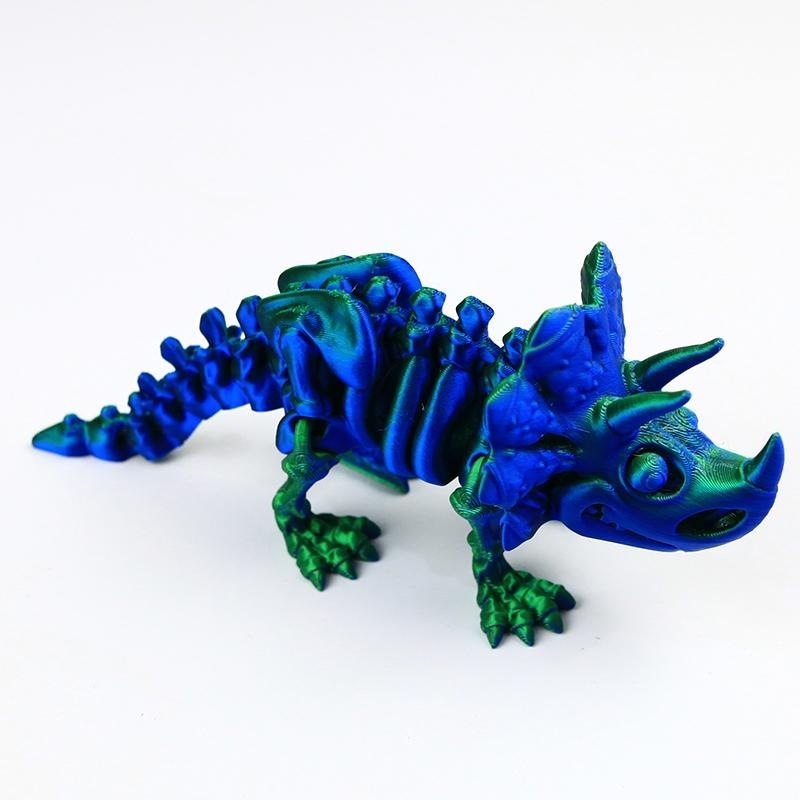 Tricératops bleu-vert 16 cm