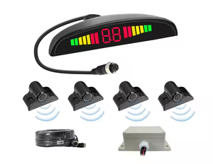 Universal <strong>Car</strong> <strong>Reverse</strong> Parking Radar <strong>System</strong> with 4 Parking <strong>Sensors</strong> Distance Detection <strong>LED</strong> Distance <strong>Display</strong> and Sound Warning - Product Image 2