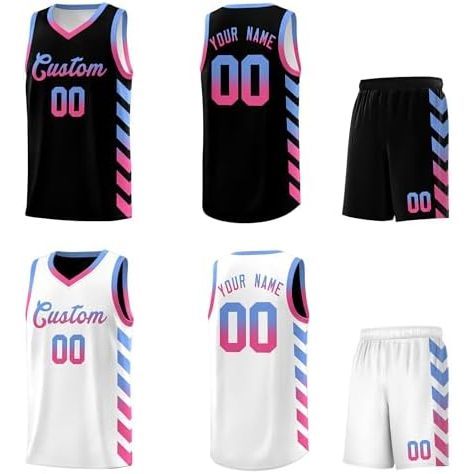 WhiteBlackLight BluePink